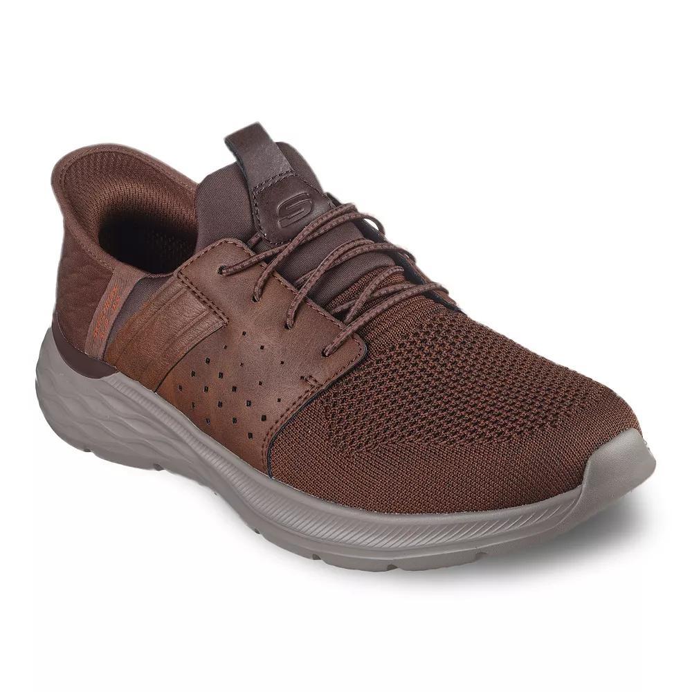 Skechers Hands Free Slip-ins® Relaxed Fit® Garner Newick Men's Shoes, Size: 11 XW, Dark Brown Product Image