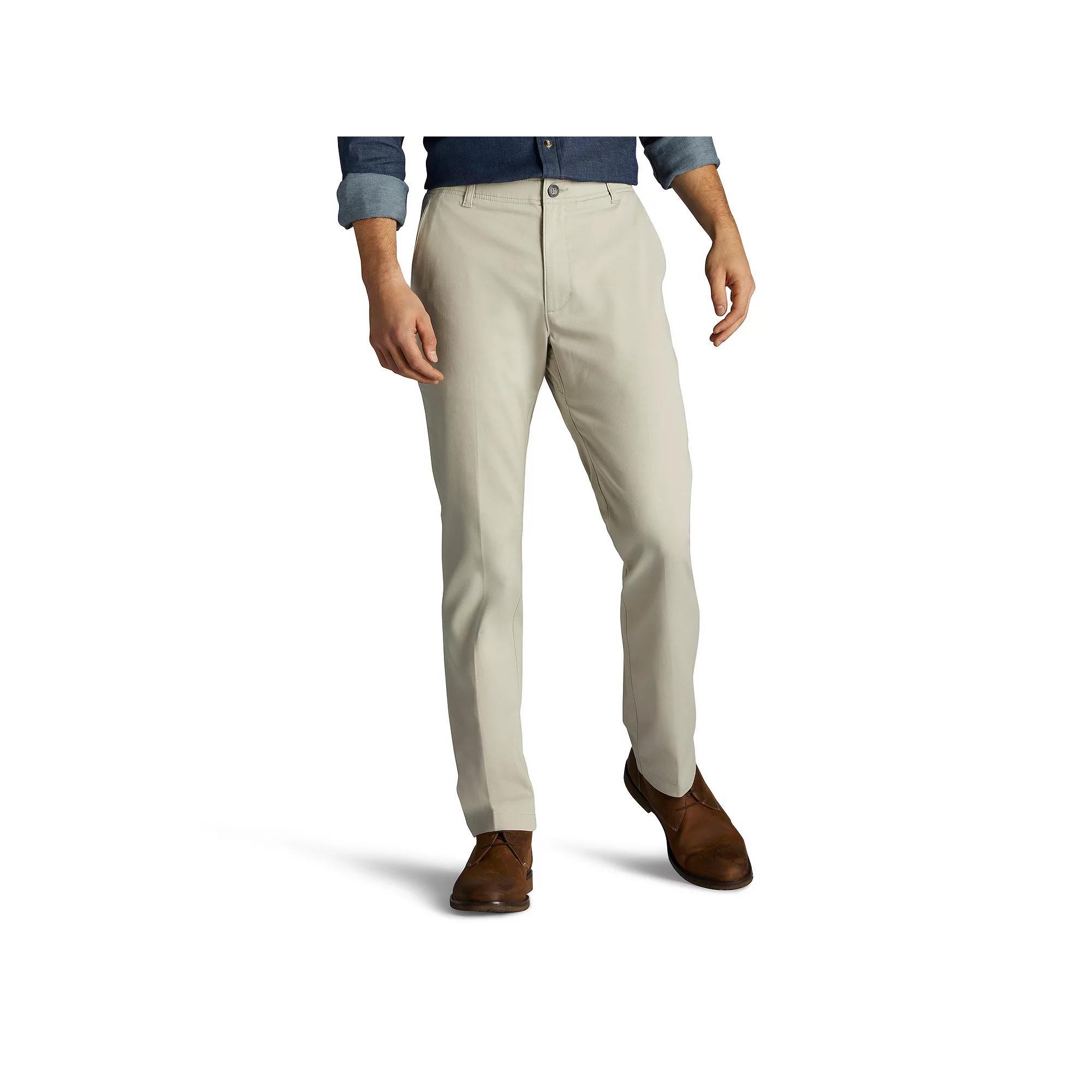 Mens Lee Extreme Motion Relaxed Fit Flat Front Pants Product Image