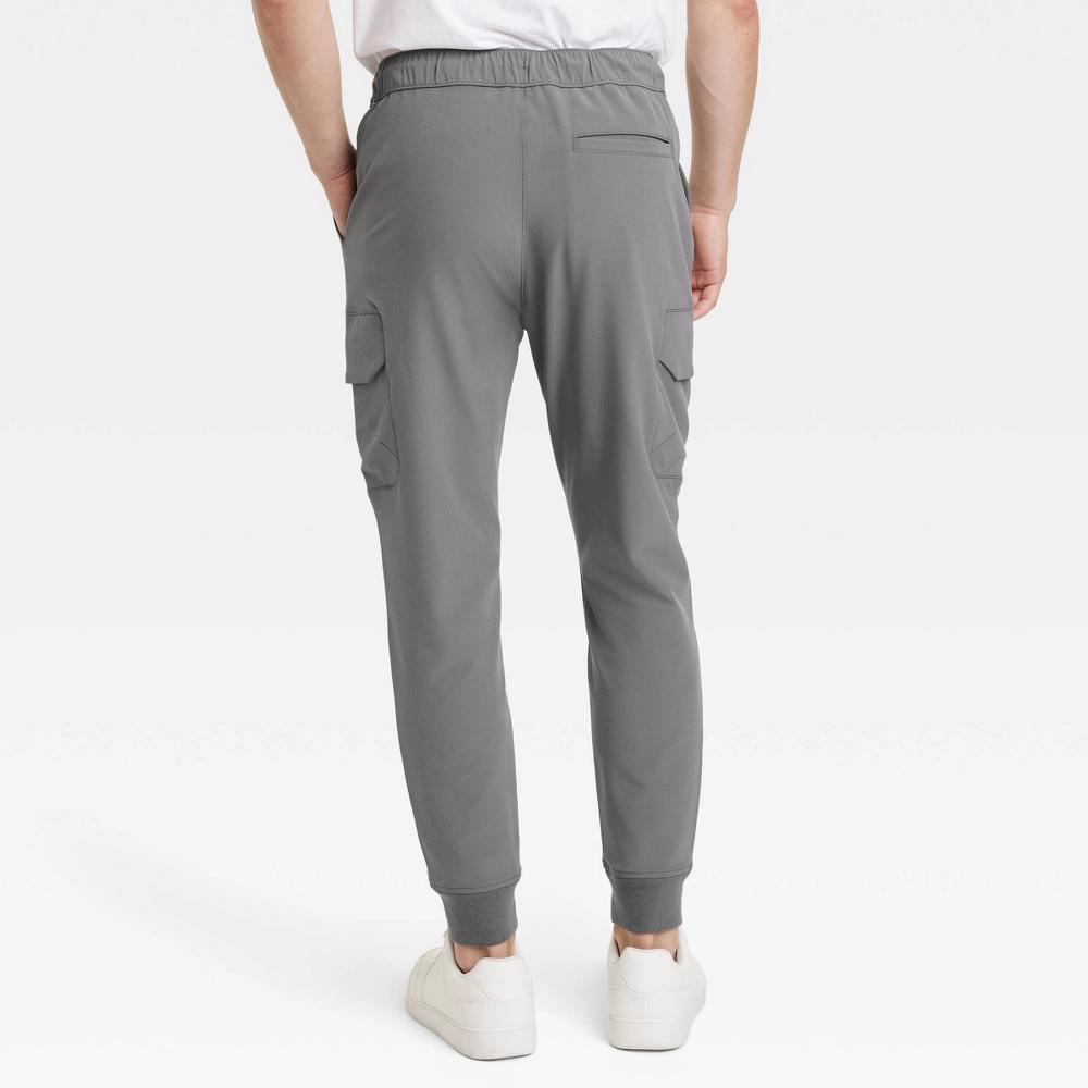 Men's Tech Cargo Jogger Pants - Goodfellow & Co™ Thundering Gray M Product Image