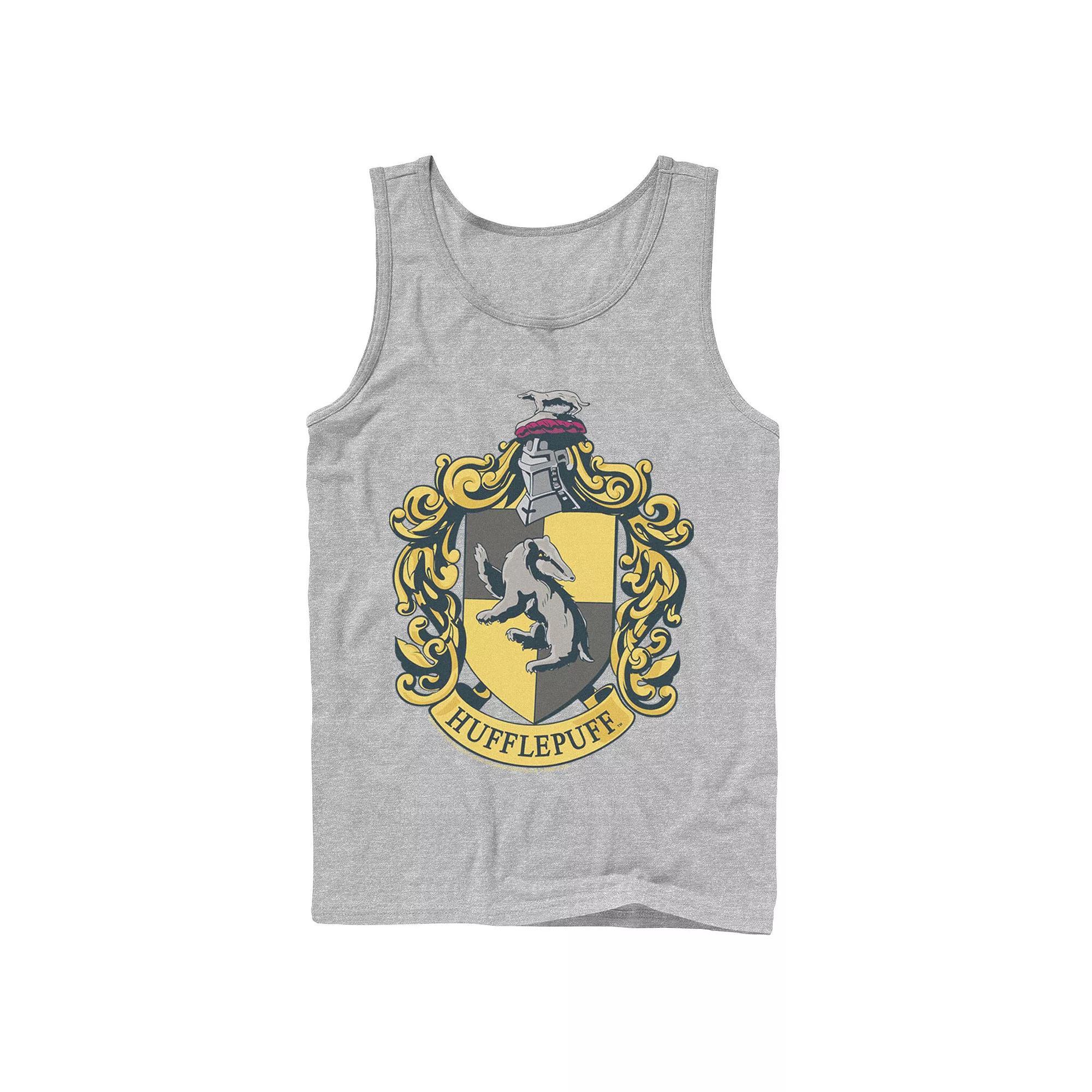 Mens Graphic Teen Guys Harry Potter Mens Goblet Of Hufflepuff House Graphic Tank Top, Men's, Size: Large, Athletic Grey Product Image