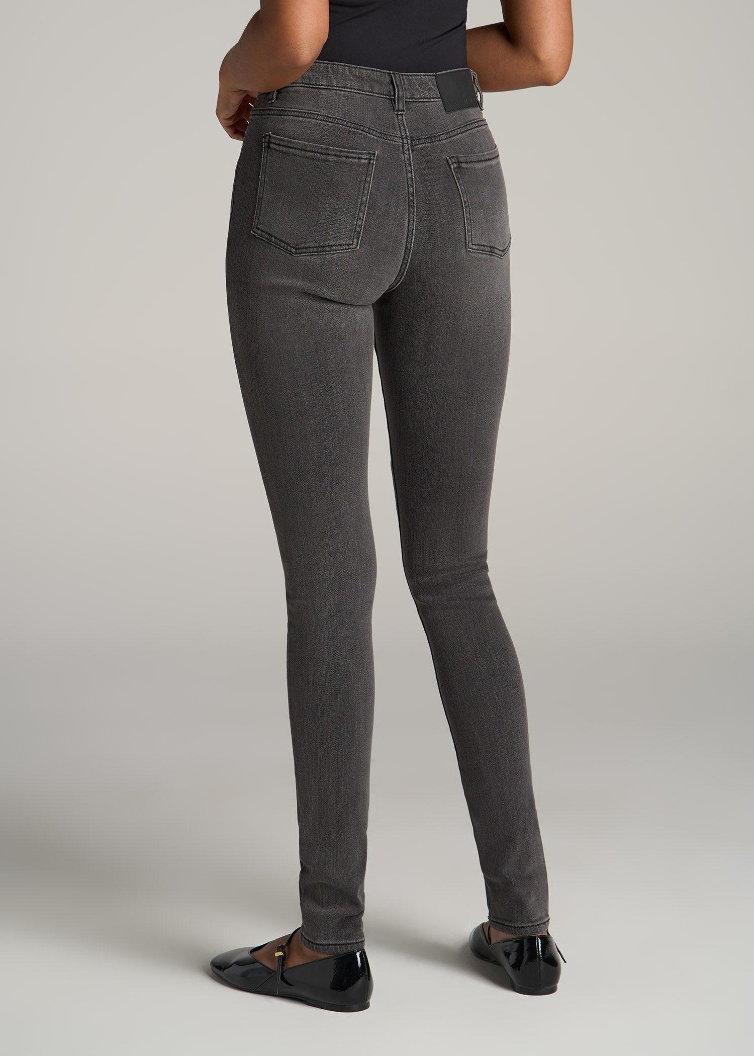 Georgia HIGH RISE SKINNY Tall Women's Jeans in True Grit Grey Product Image
