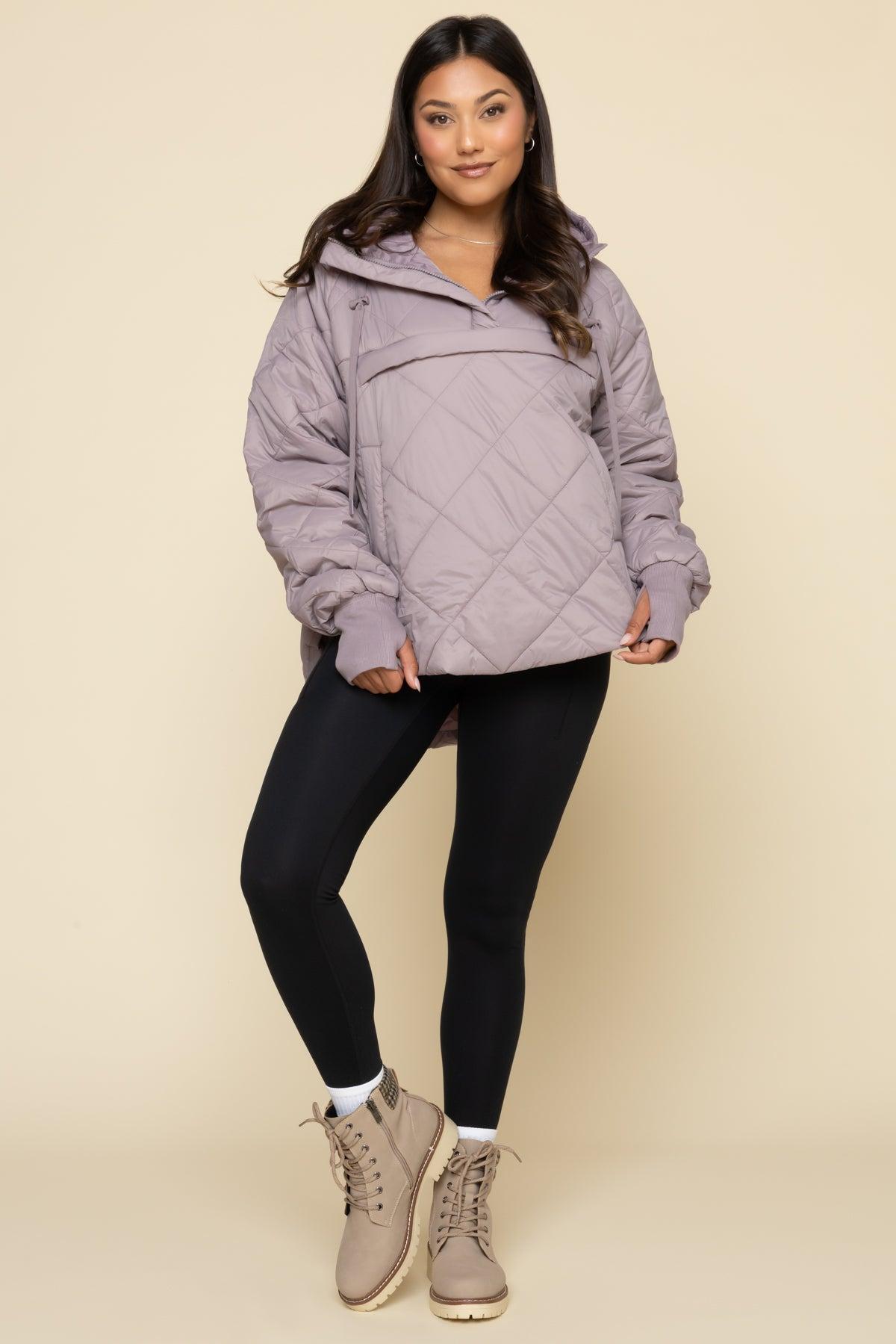 Pillow Packable Puffer Jacket - Crimson Product Image