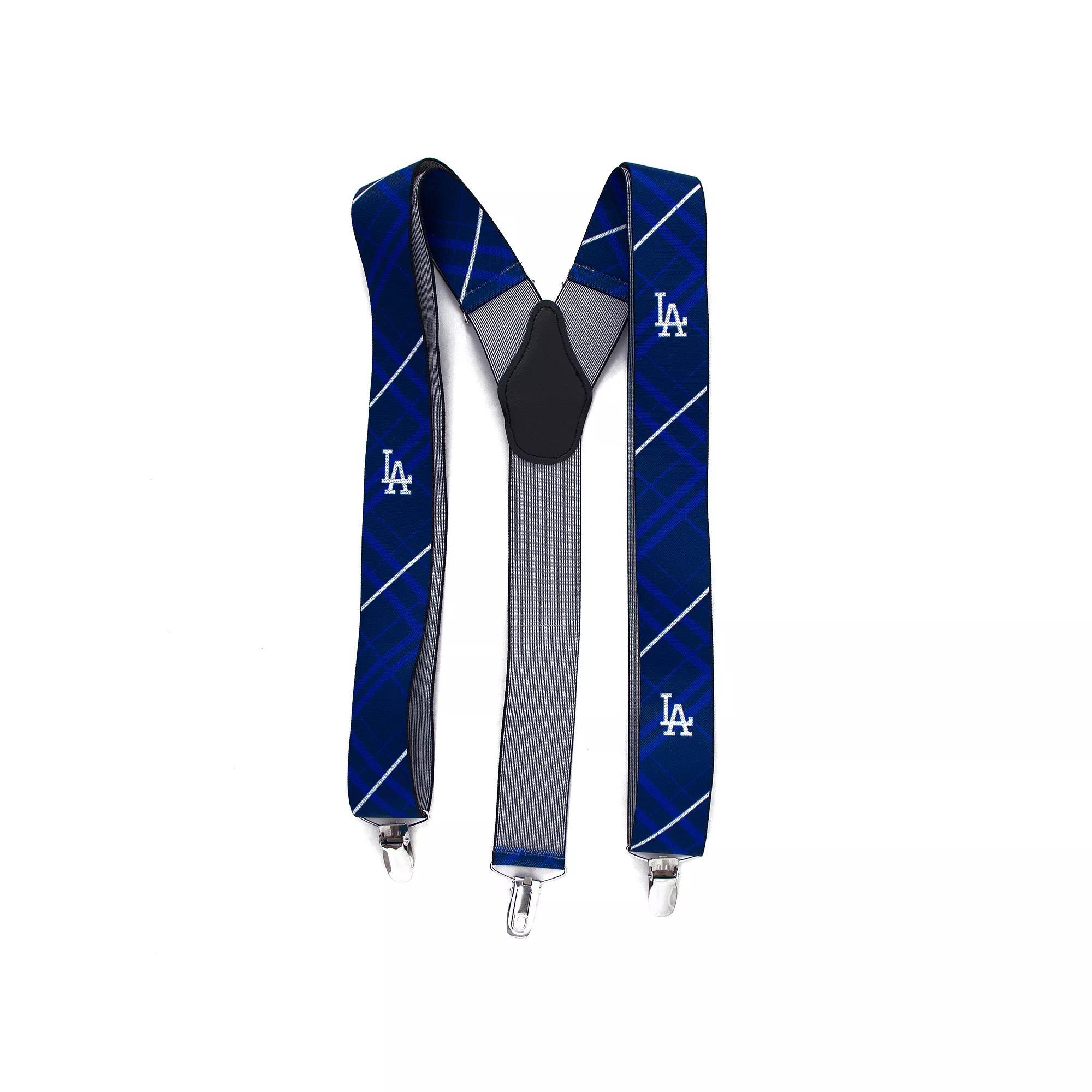 Men's Los Angeles Dodgers Oxford Suspenders, Team Product Image