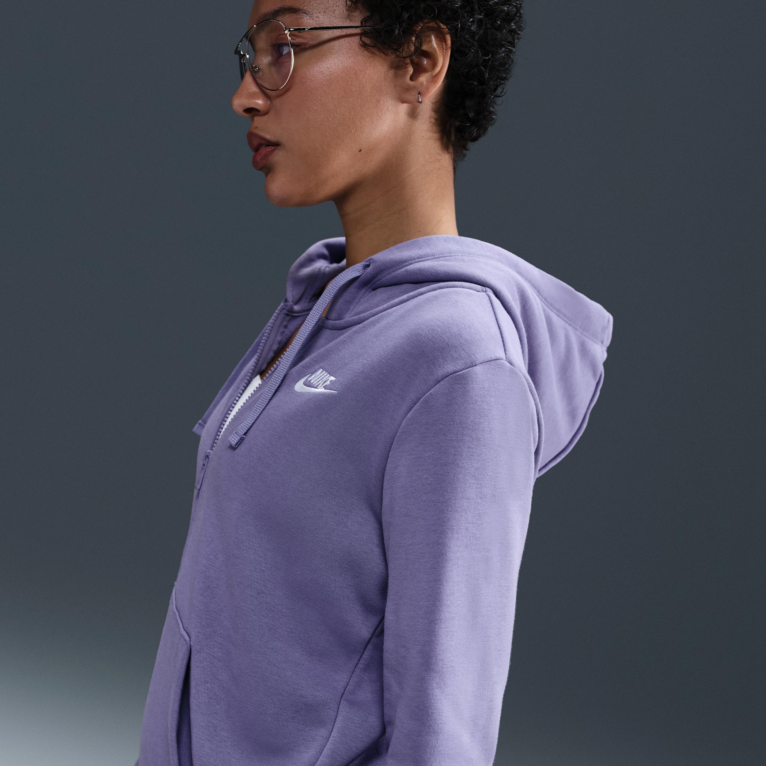 Women's Nike Sportswear Club Fleece Full-Zip Hoodie Product Image