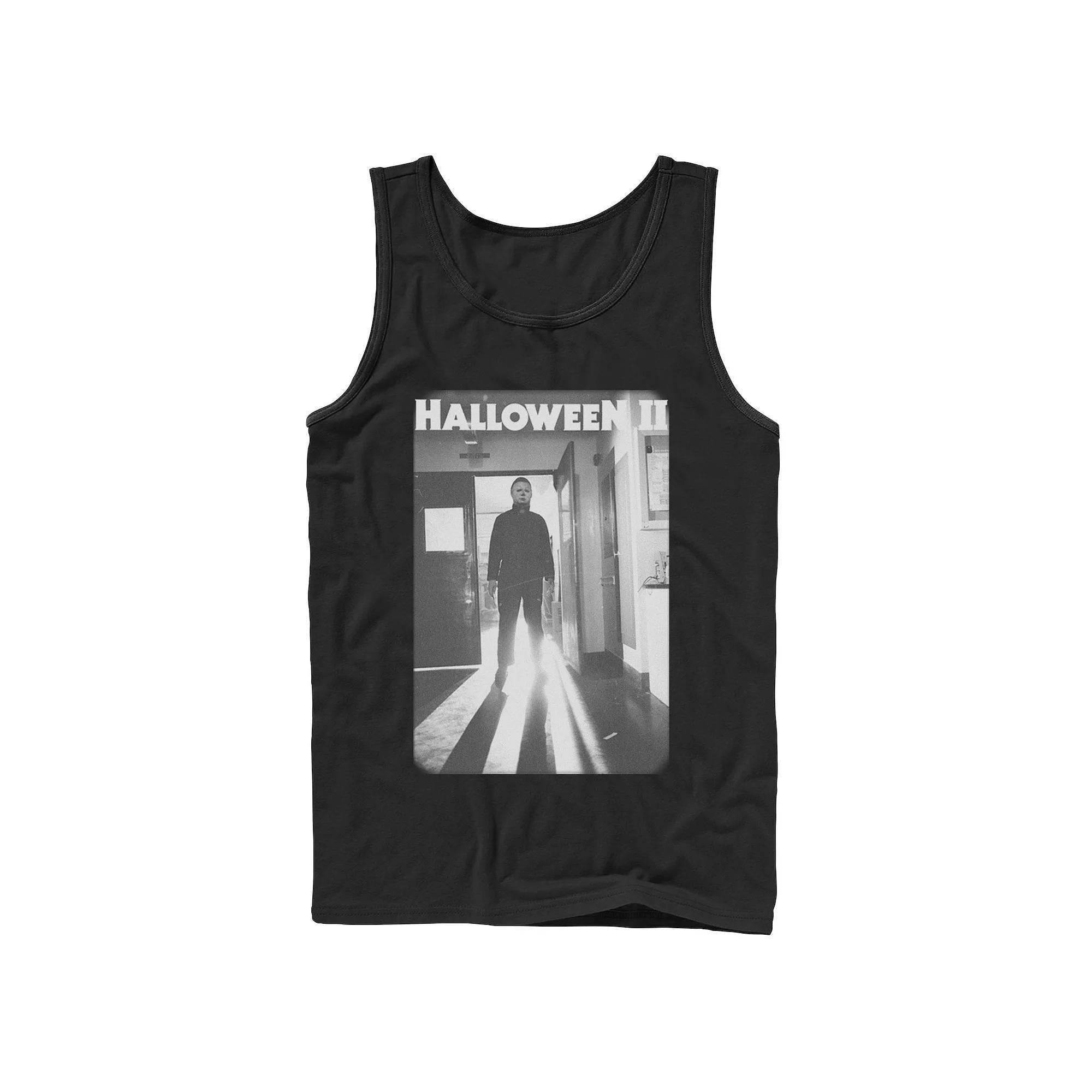 Men's Halloween 2 Michael Myers Faded Poster Tank Top, Size: XL, Black Product Image