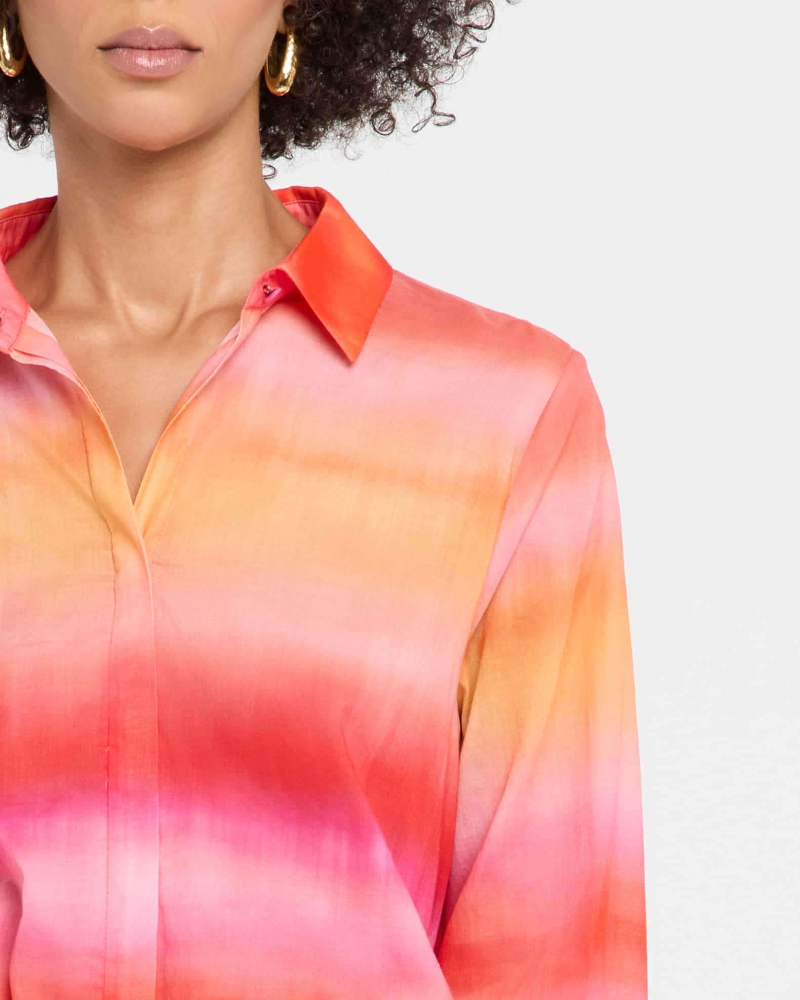 Elvrie Ombre Button-Front Shirt Product Image