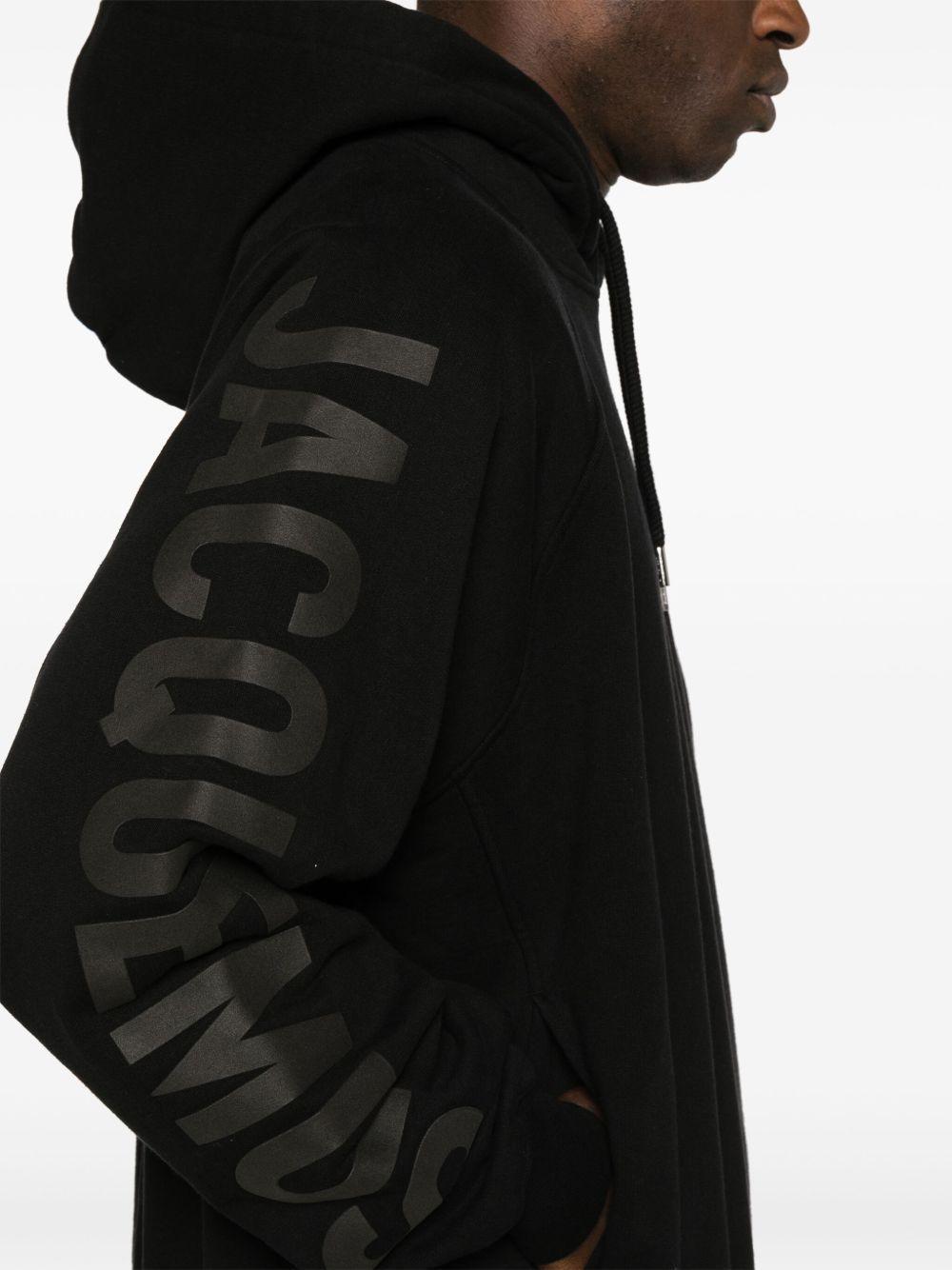 Le Hoodie Typo cotton top Product Image