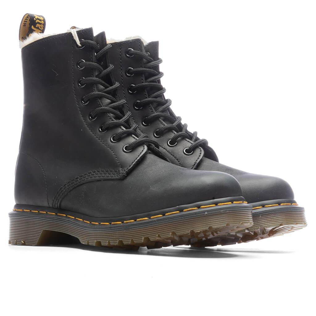 Women’s 1460 Faux Fur Lined Lace Up Boots - Black Female Product Image