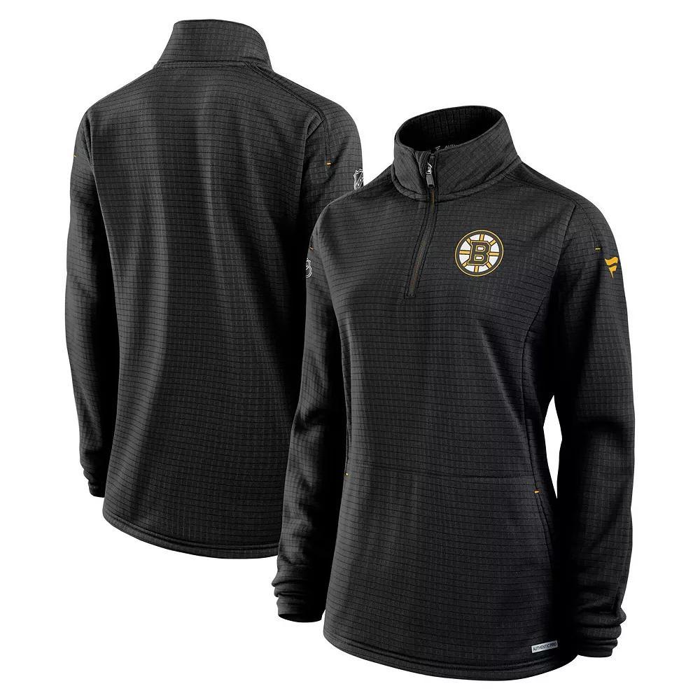 Women's Fanatics  Blue Colorado Avalanche Authentic Pro Rink Lightweight Quarter-Zip Pullover Top, Size: XL Product Image