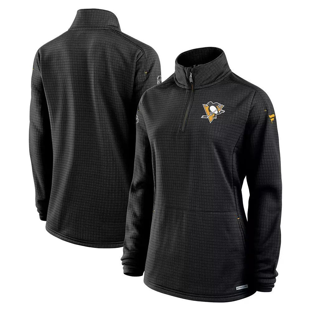 Women's Fanatics  Blue Colorado Avalanche Authentic Pro Rink Lightweight Quarter-Zip Pullover Top, Size: XL Product Image