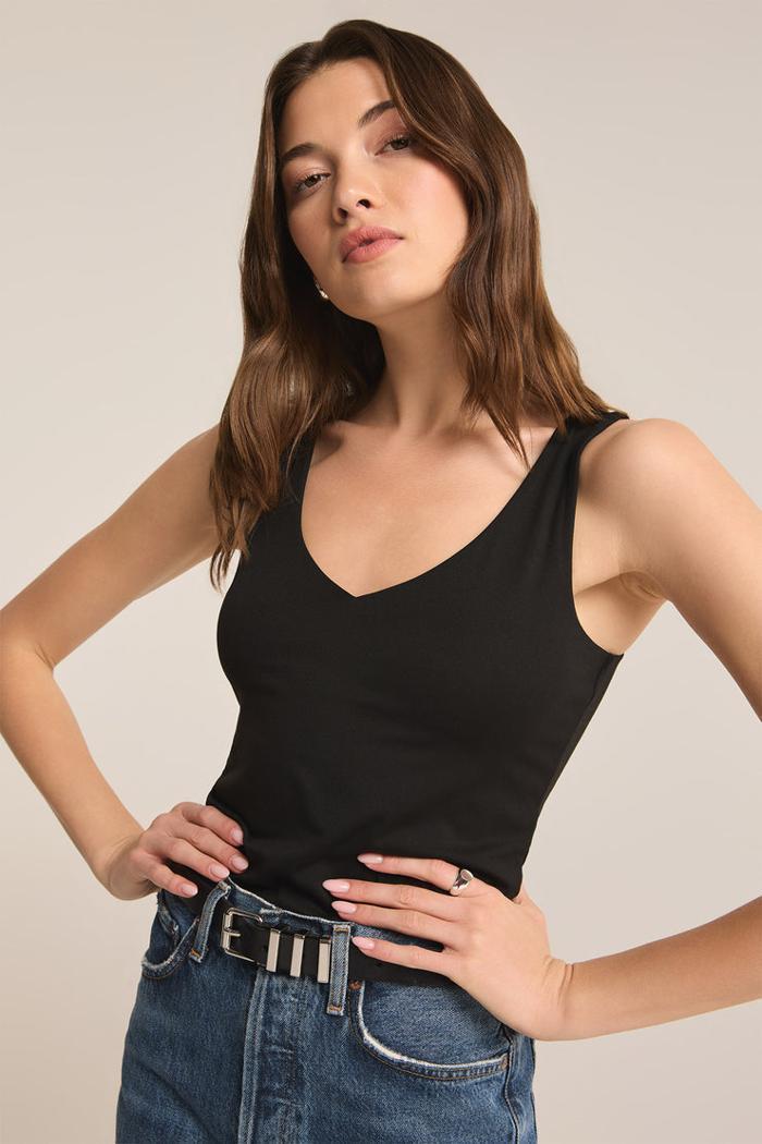 Avala V-Neck So Smooth Top Product Image