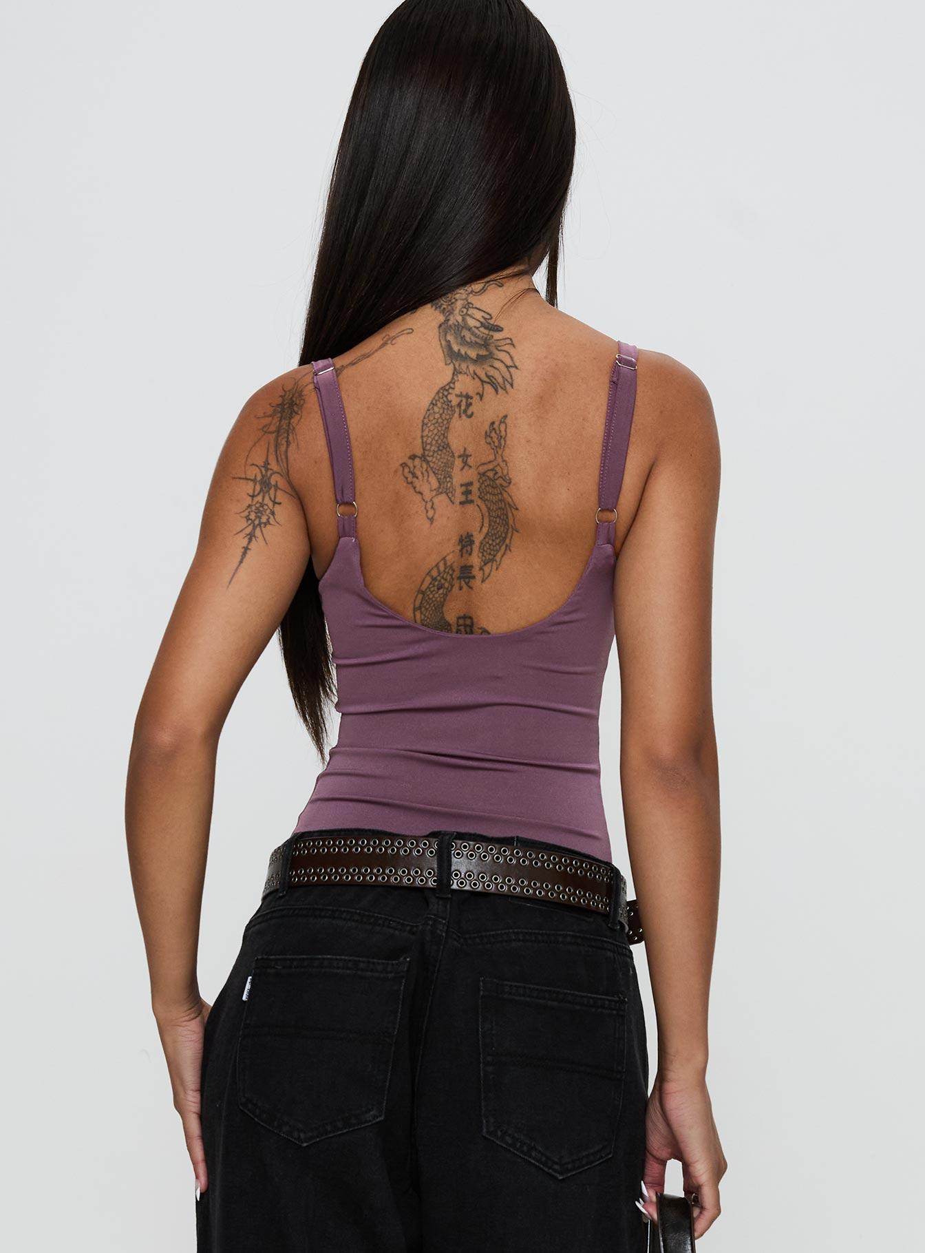 Off Stage Bodysuit Purple Product Image