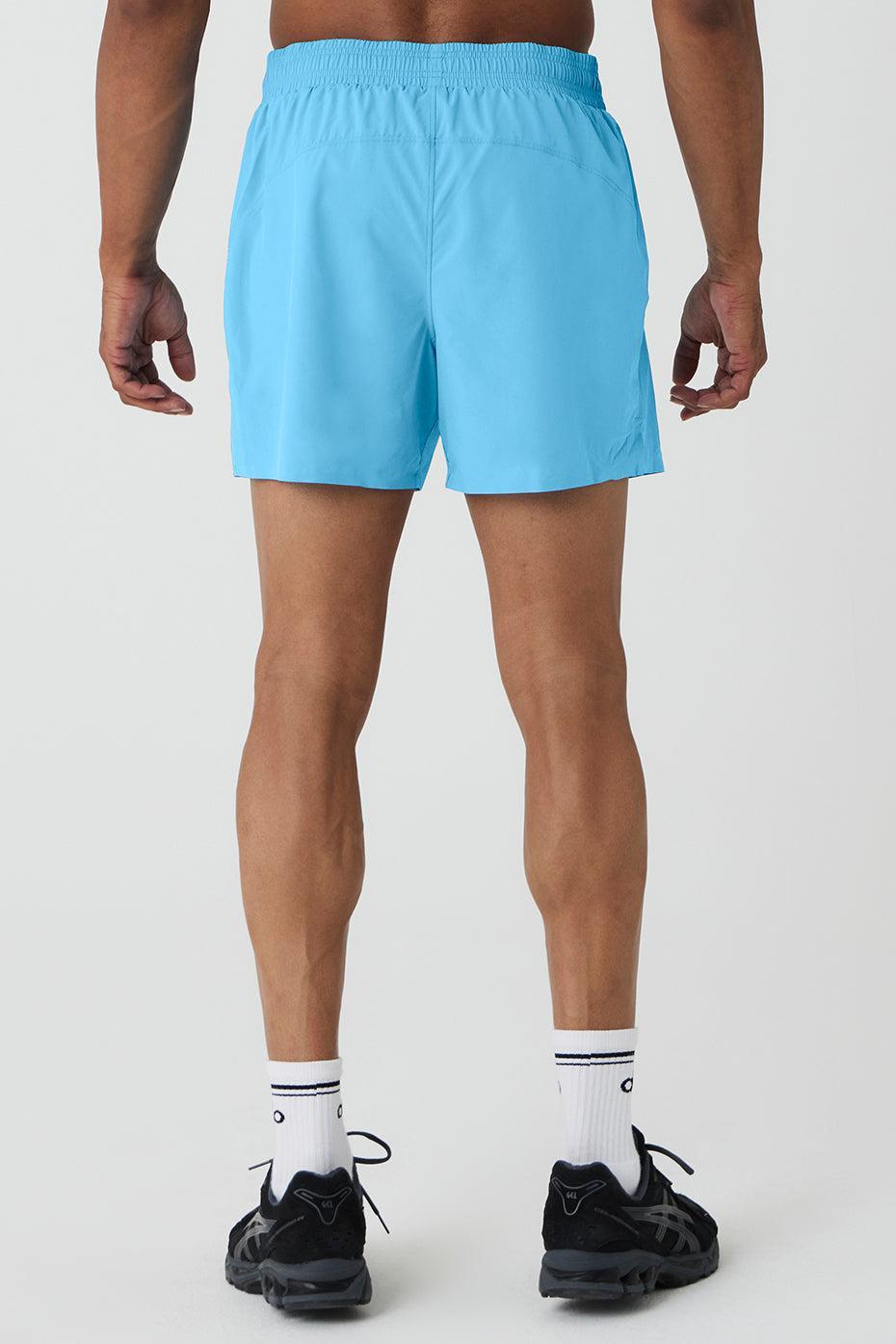 5'' Adapt Running Short - Azure Blue Male Product Image