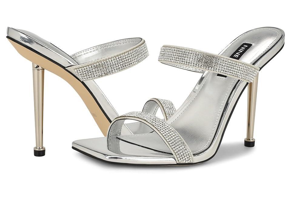 Nine West Yogirl Womens Square Toe Slip-On Dress Sandals Product Image