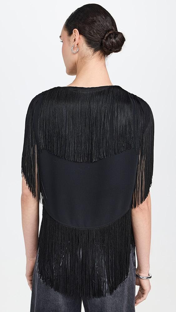 MM6 Maison Margiela Fringe Top | Shopbop Product Image