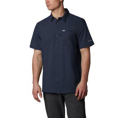 Mens Columbia PFG UPF 50 Slack Tide Omni-Wick Button-Down Camp Shirt Product Image