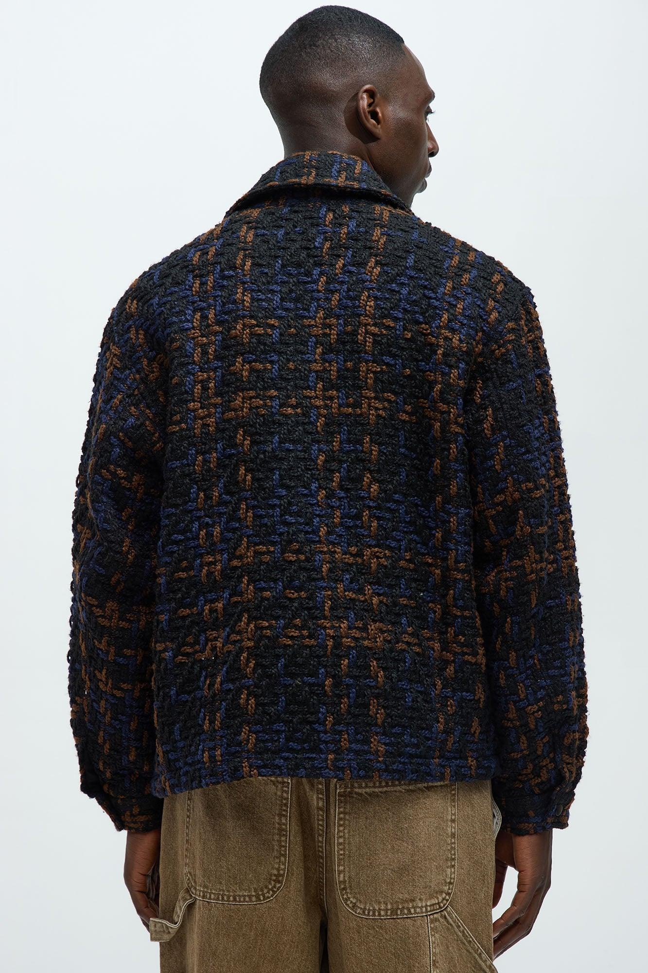 Kenitra Jacquard Plaid Jacket - Multi Color Product Image