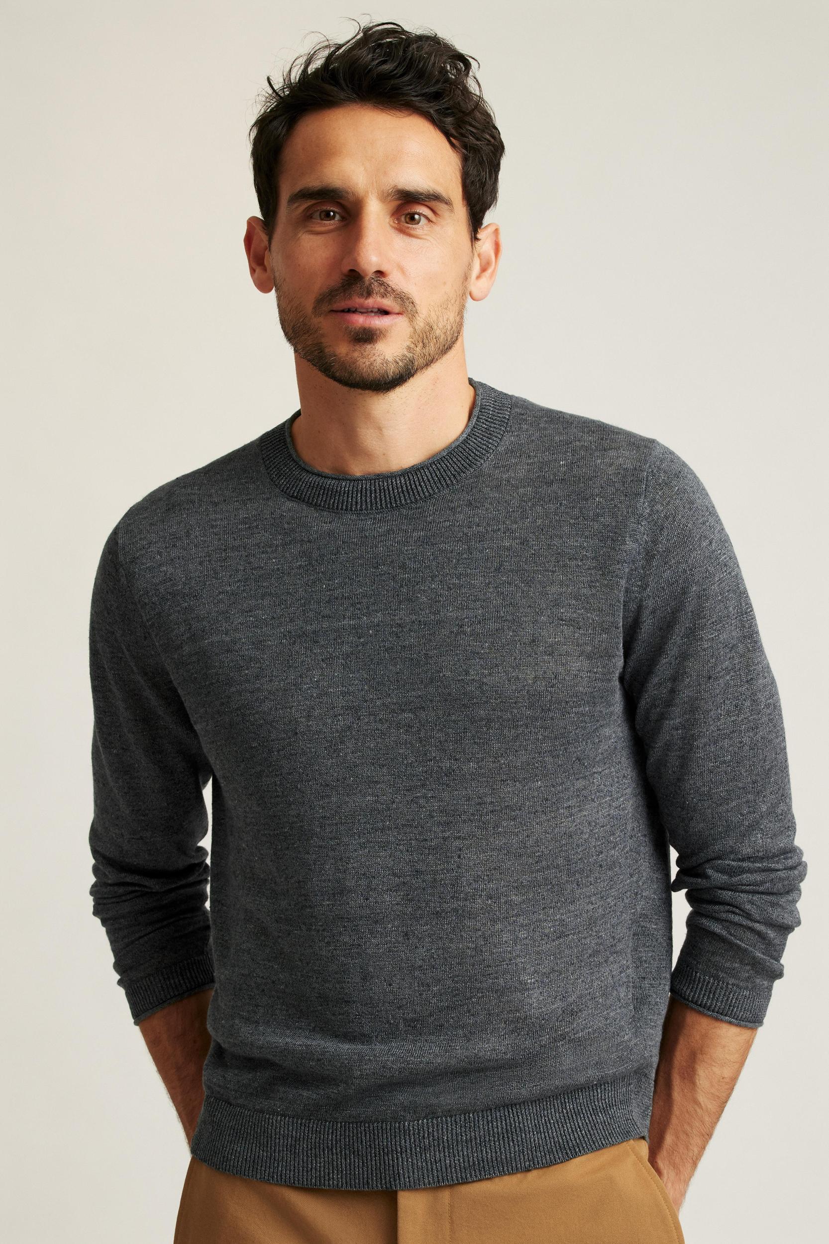 Italian Linen Roll Neck Sweater Product Image