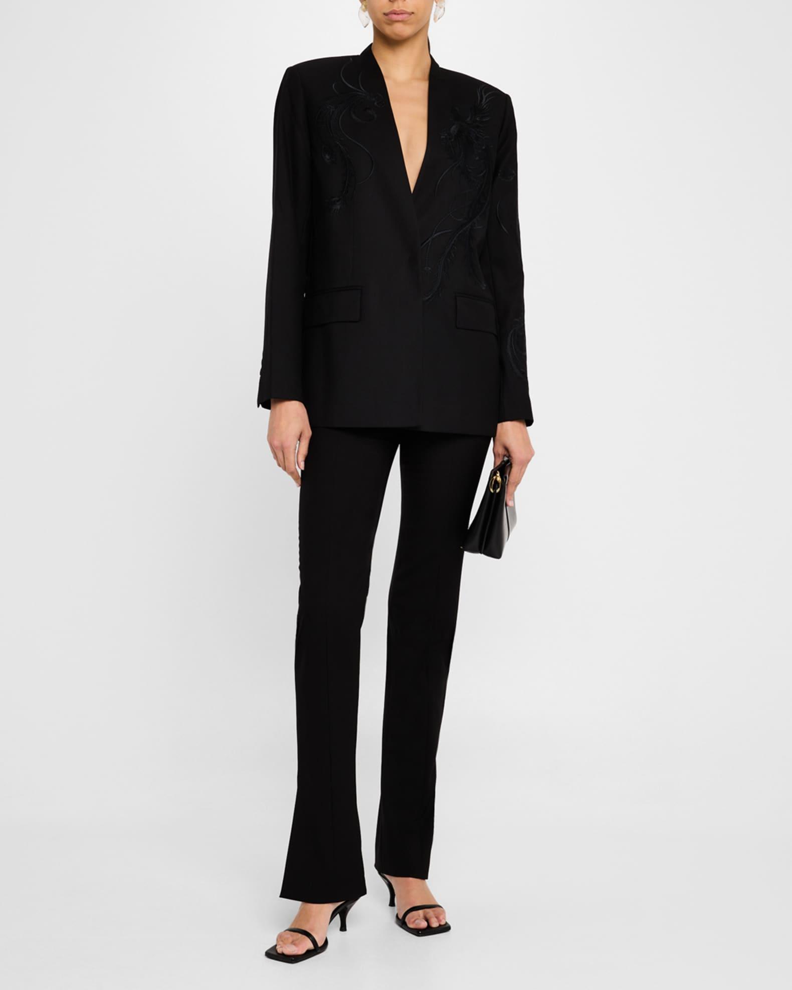 Sydney Embroidered Wool-Blend Jacket Product Image