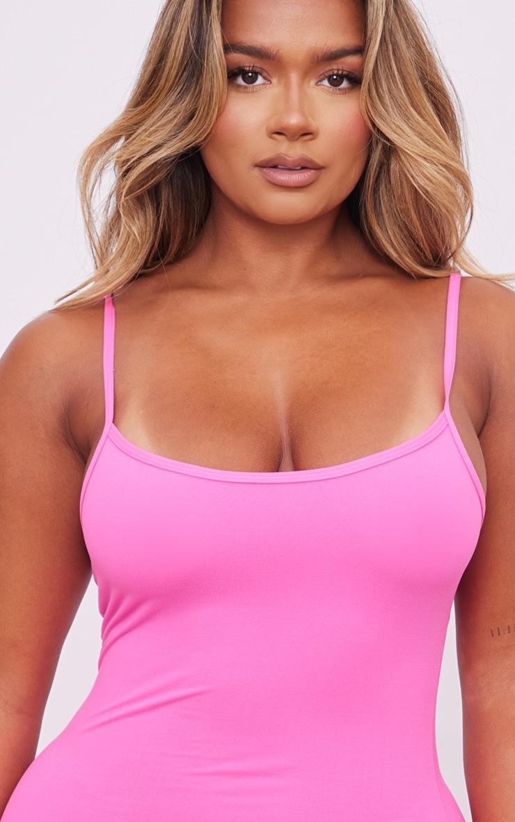 Shape Neon Pink Sculpted Mini Dress Product Image