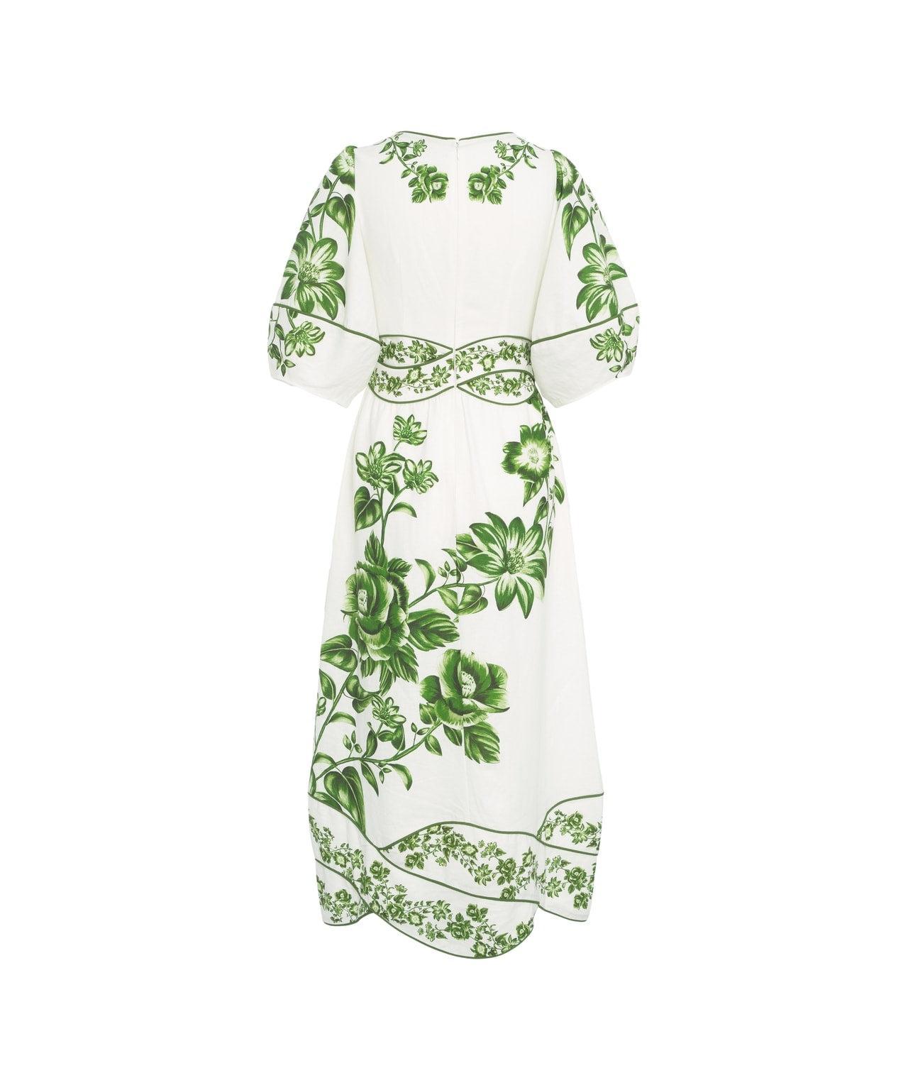 Midi dress with floral print Product Image