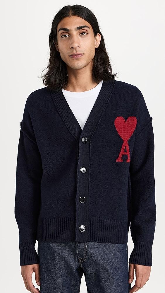 AMI Red ADC Cardigan | Shopbop Product Image