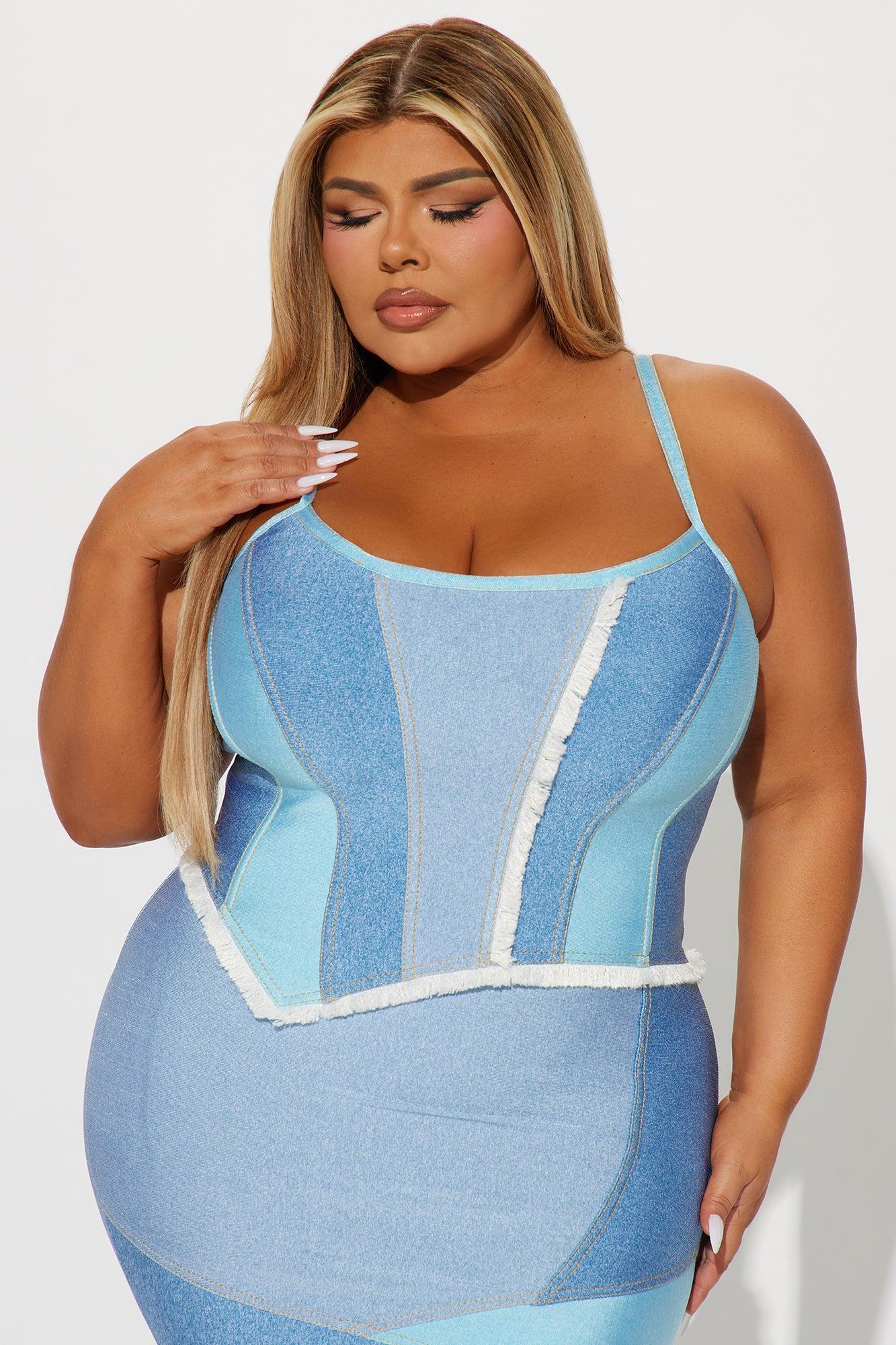 Rio Days Bandage Maxi Dress - Blue/combo Product Image
