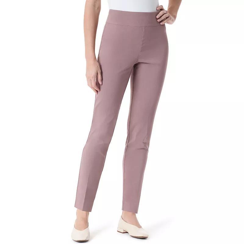 Petite Gloria Vanderbilt Slimming Pull-On Trousers, Womens Product Image