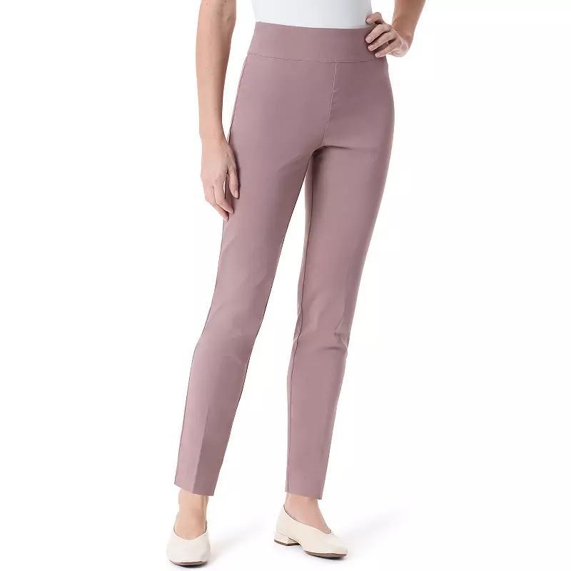 Petite Gloria Vanderbilt Slimming Pull-On Trousers, Womens Product Image