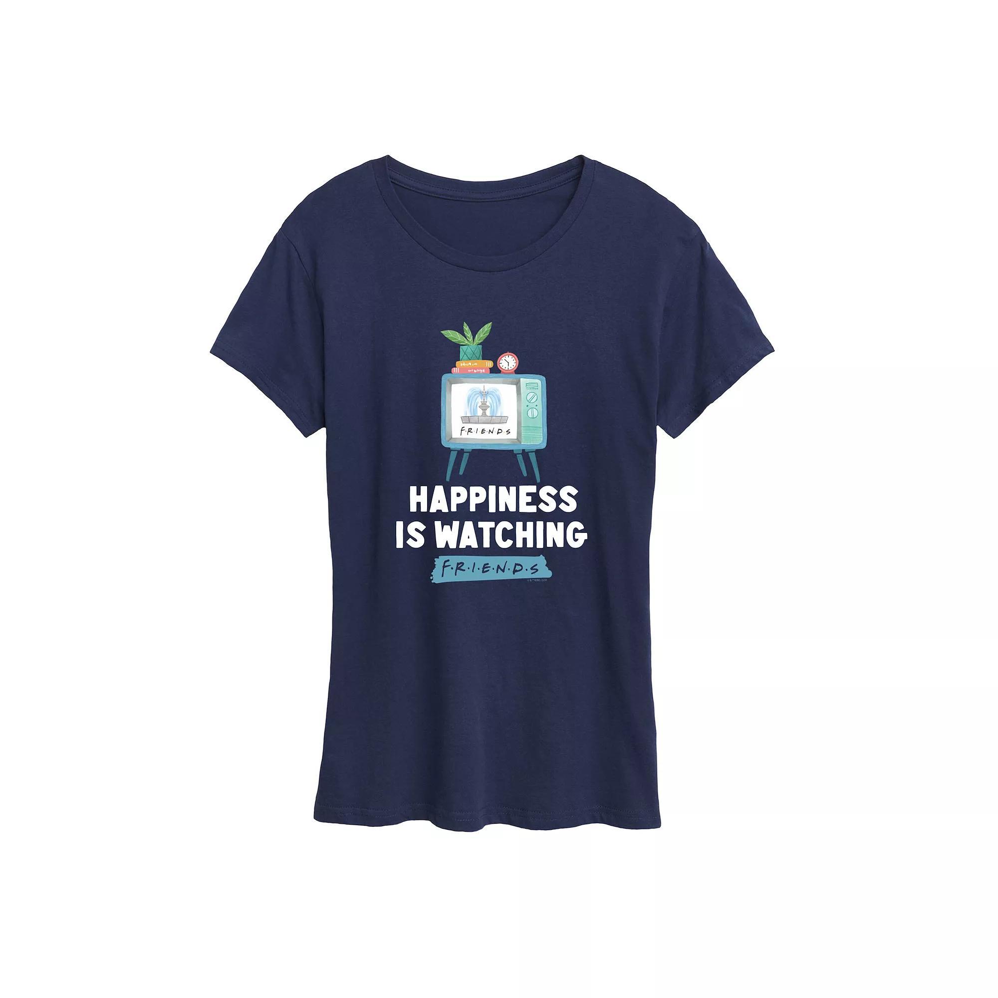 Womens Friends Watching Friends Graphic Tee Product Image