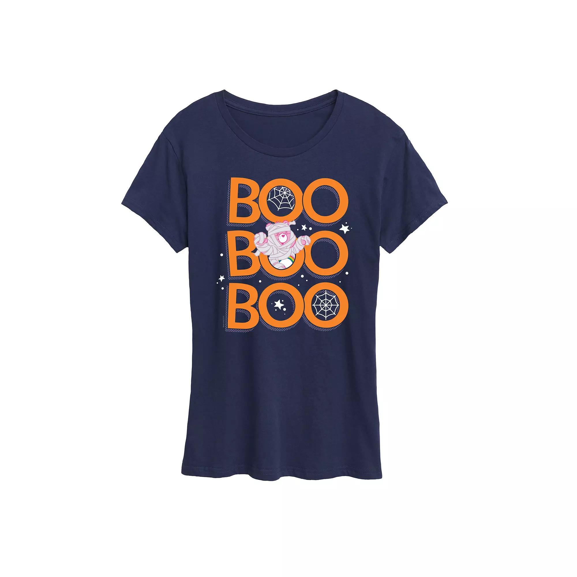 Womens Care Bears Boo Mummy Halloween Graphic Tee, Girls Blue Product Image