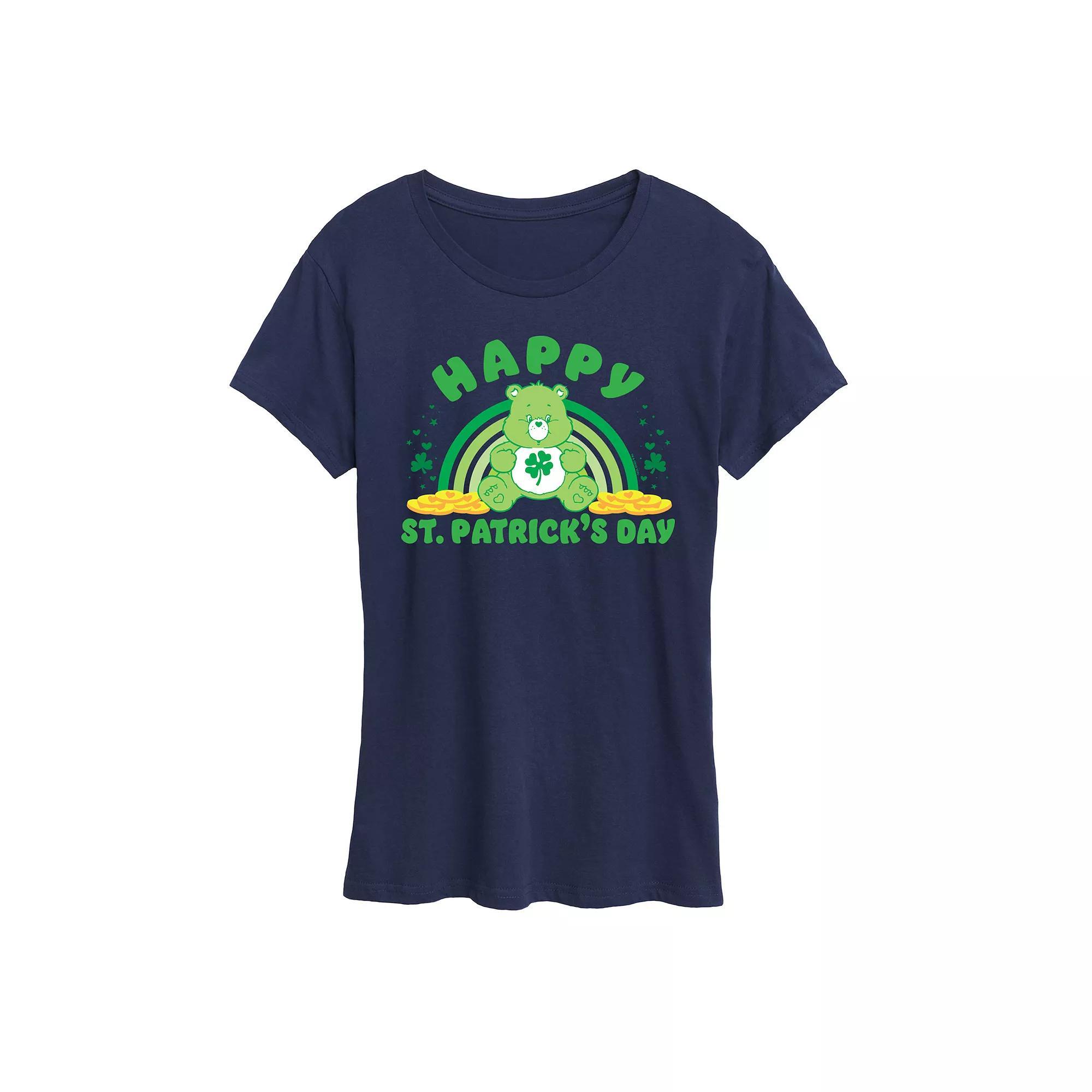 Women's Care Bears Happy Easter Egg Graphic Tee, Size: XXL, Blue Product Image