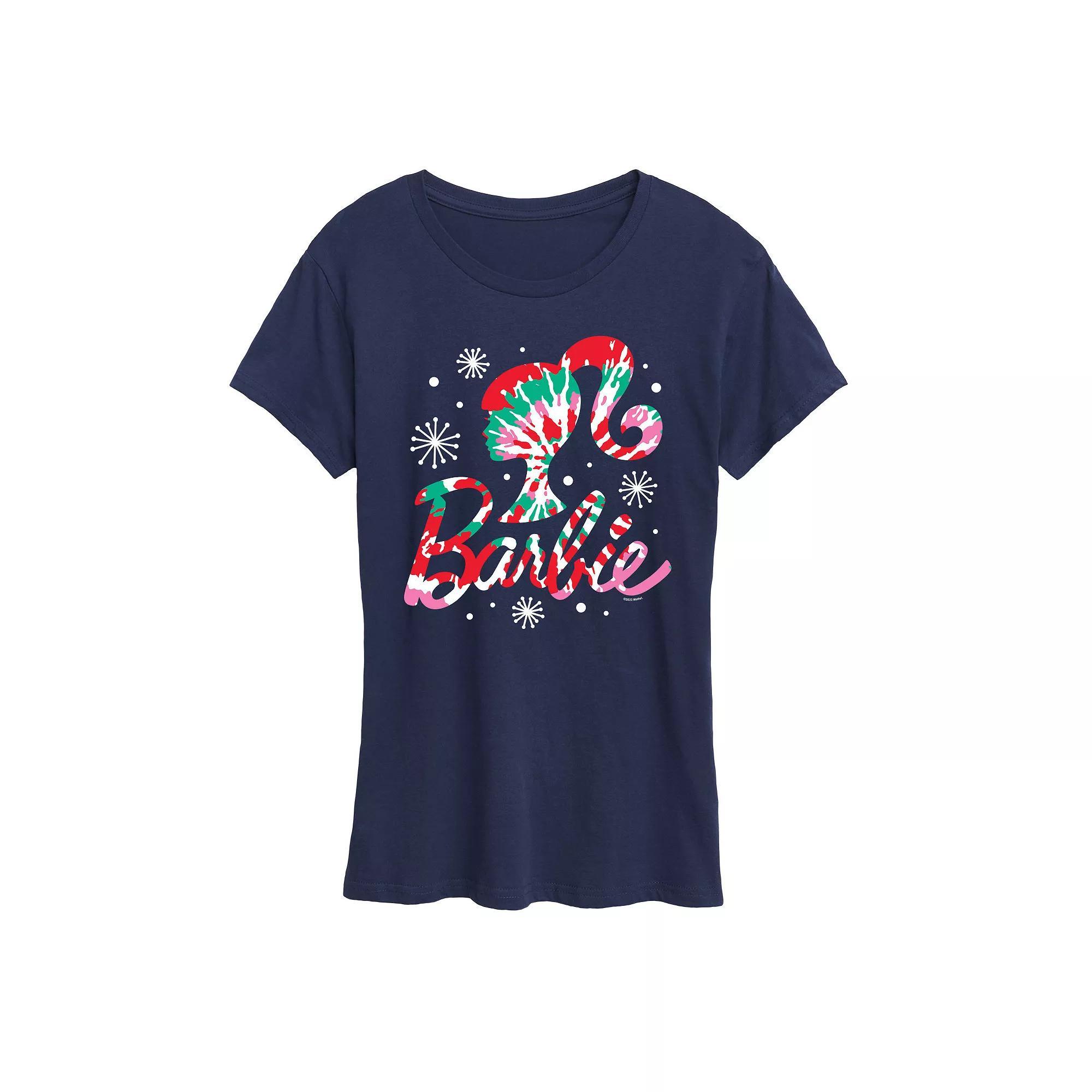 Womens Abstract Trees Graphic Tee, Girls Blue Product Image