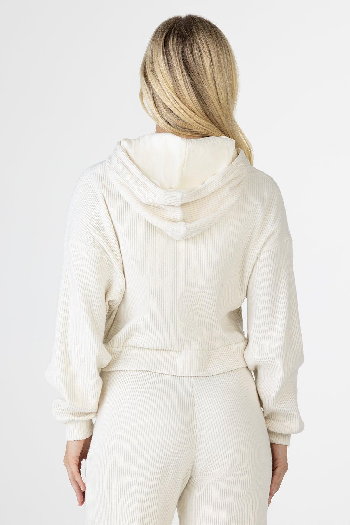 Nara Ribbed Hoodie Product Image
