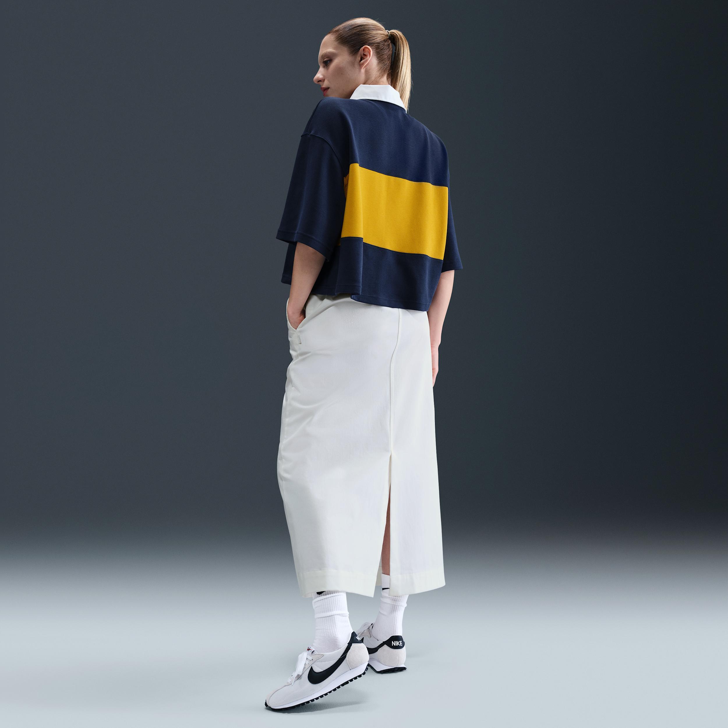Women's Nike Sportswear Oversized Short-Sleeve Polo Top Product Image