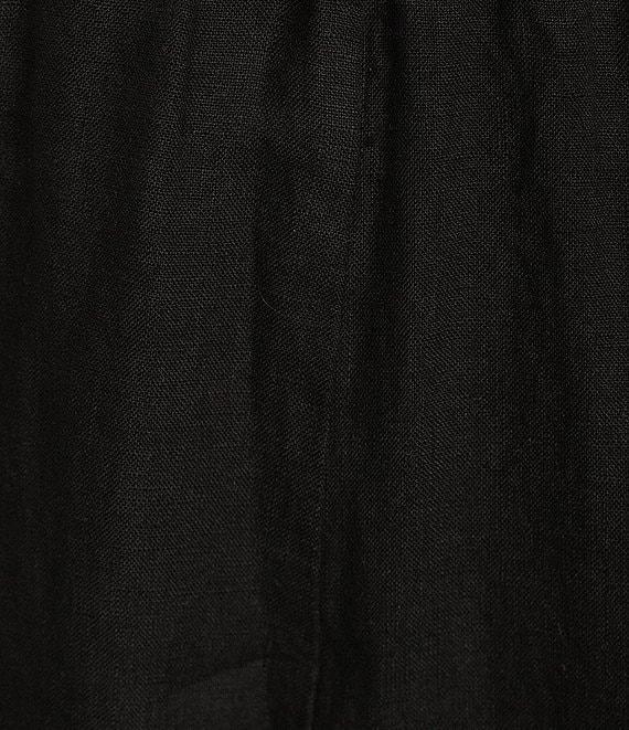 Bryn Walker Light Linen Pocketed Trouser Leg Pull-On Pants Product Image
