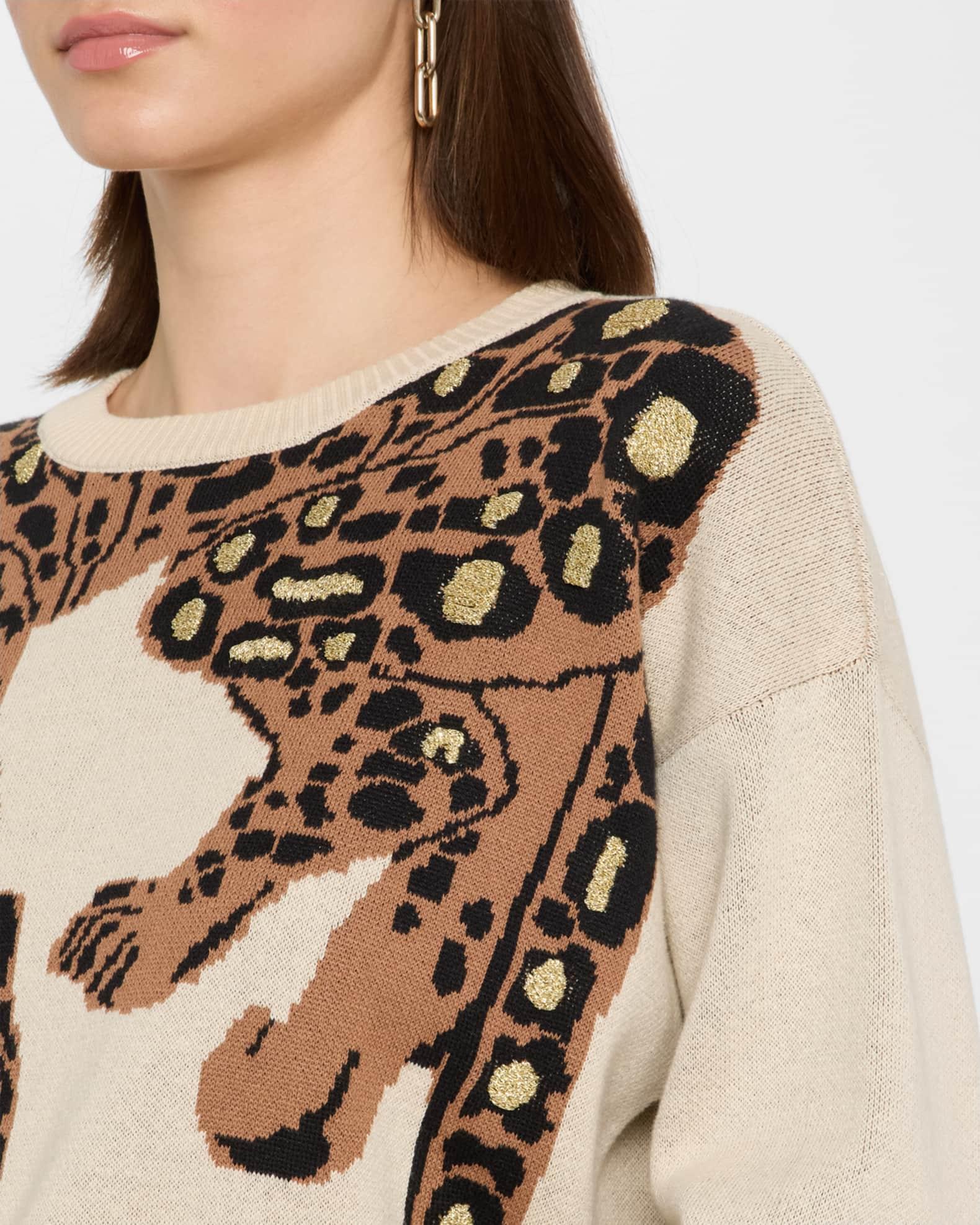 The Jumper Animal Intarsia Cotton Sweater Product Image