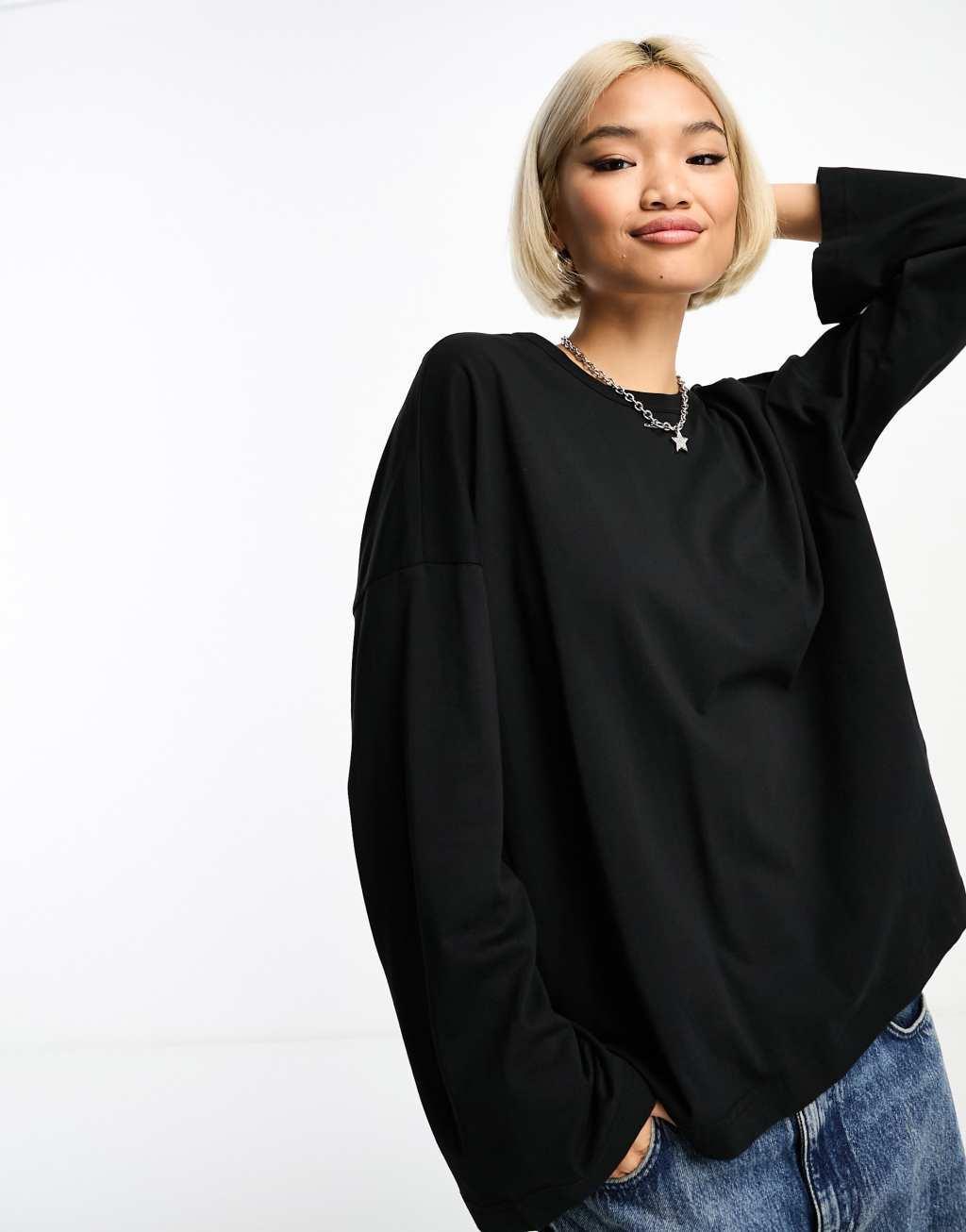Only oversized long sleeve t-shirt Product Image