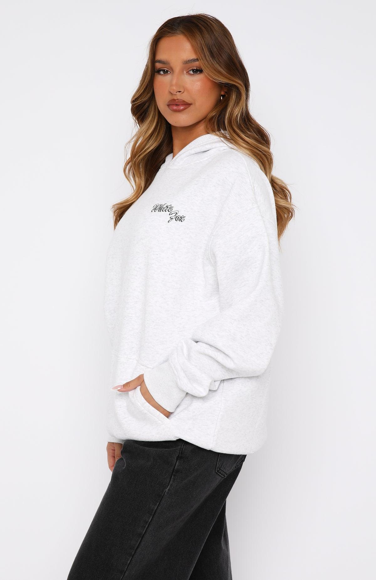 Self Love Always Oversized Hoodie Grey Marle Product Image