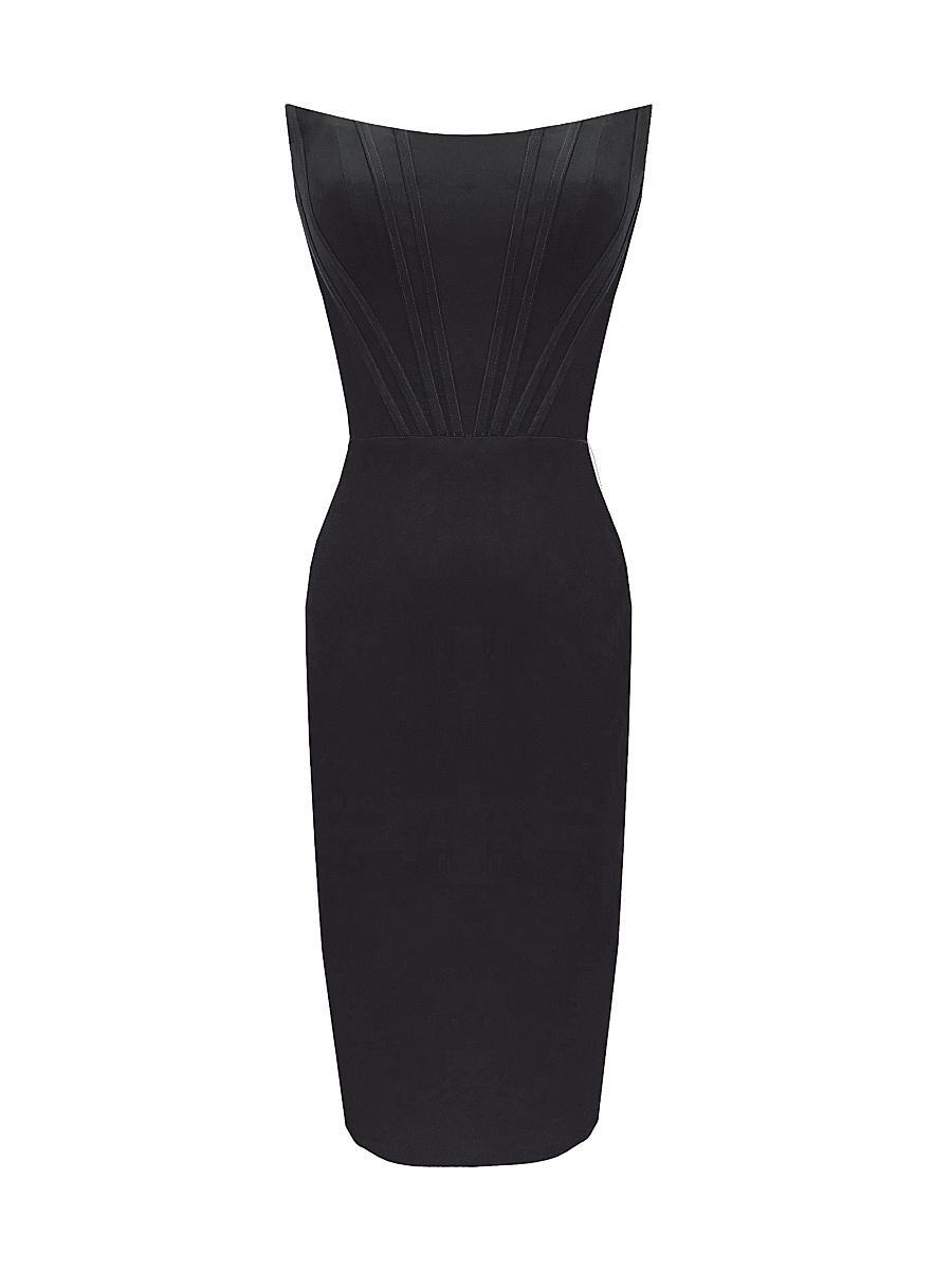 Dress the Population Cosette Corset Strapless Bodycon Dress Product Image