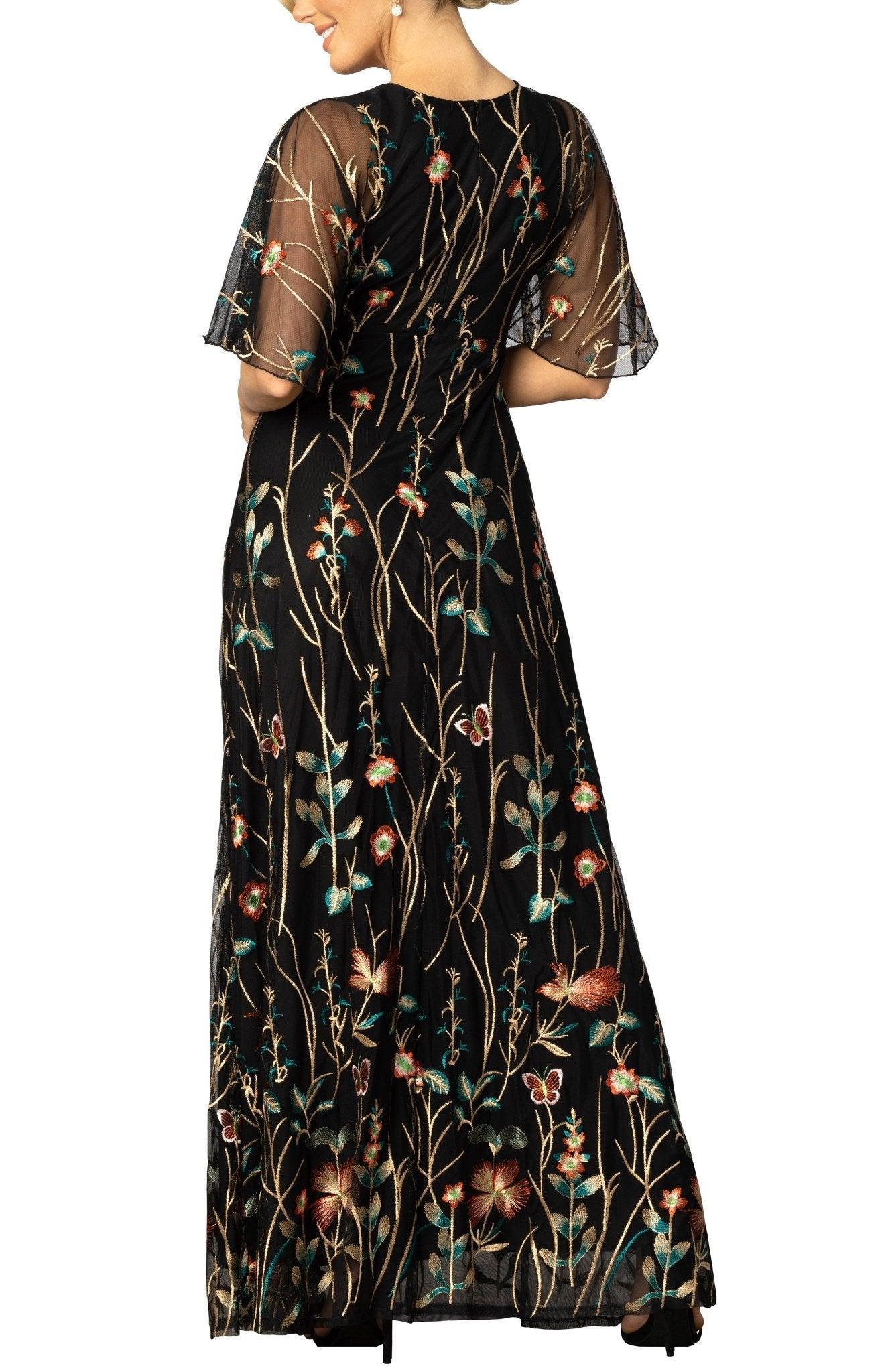 Embroidered Elegance Evening Gown Product Image