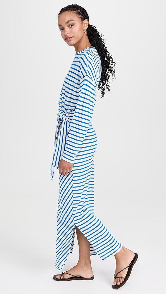 Apiece Apart Long Sleeve Vanina Cinched Waist Dress | Shopbop Product Image
