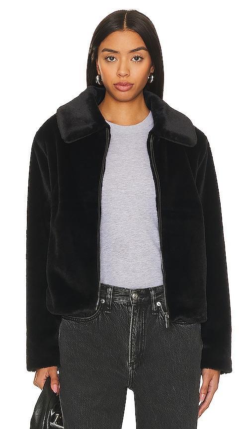 Sanctuary Going Out Faux Fur Coat Women's Coat Product Image