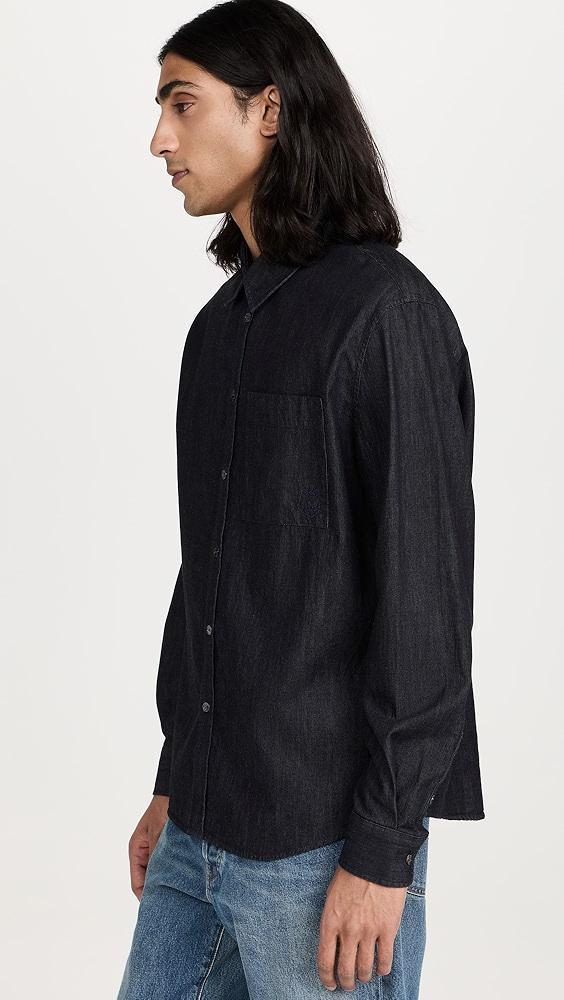 Maison Kitsuné Light Denim Shirt | Shopbop Product Image