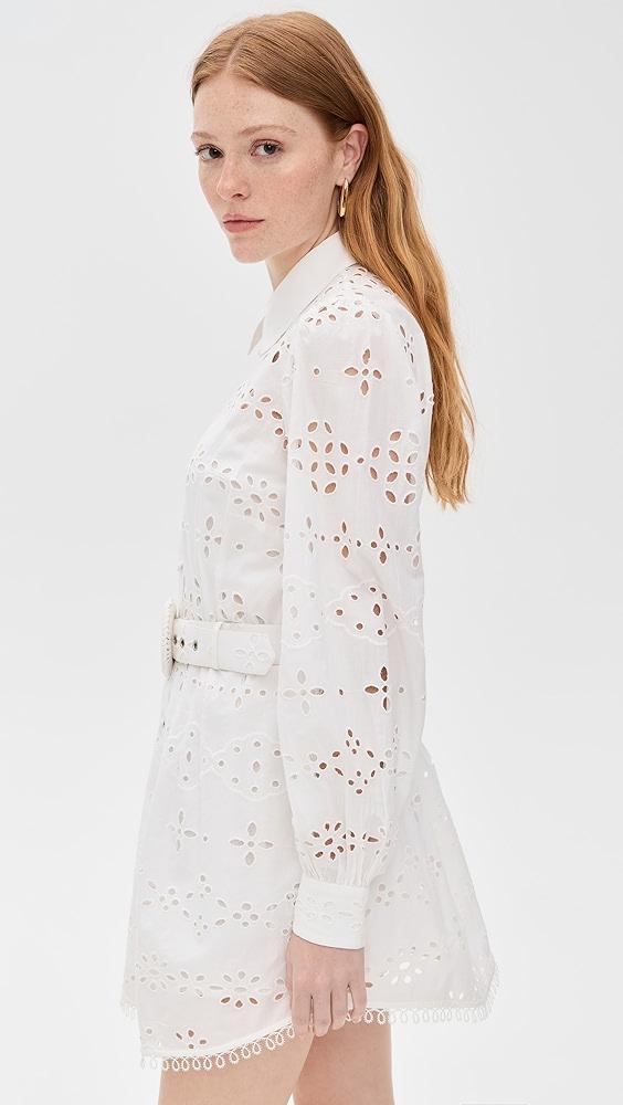 Hemant and Nandita Short Dress with Buckle Belt and Slip | Shopbop Product Image
