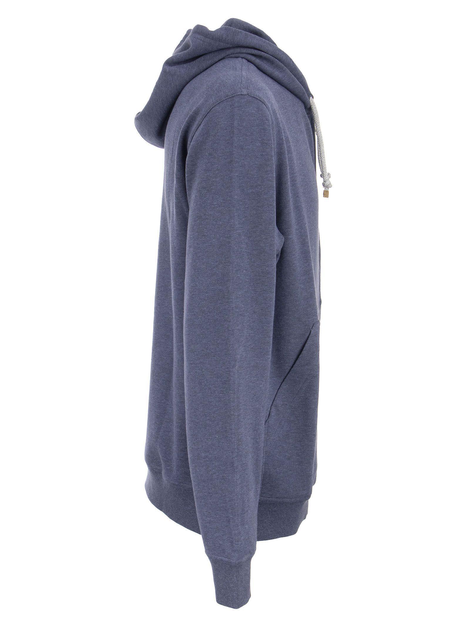 BRUNELLO CUCINELLI Zip-up Hooded Sweatshirt In Blue Product Image