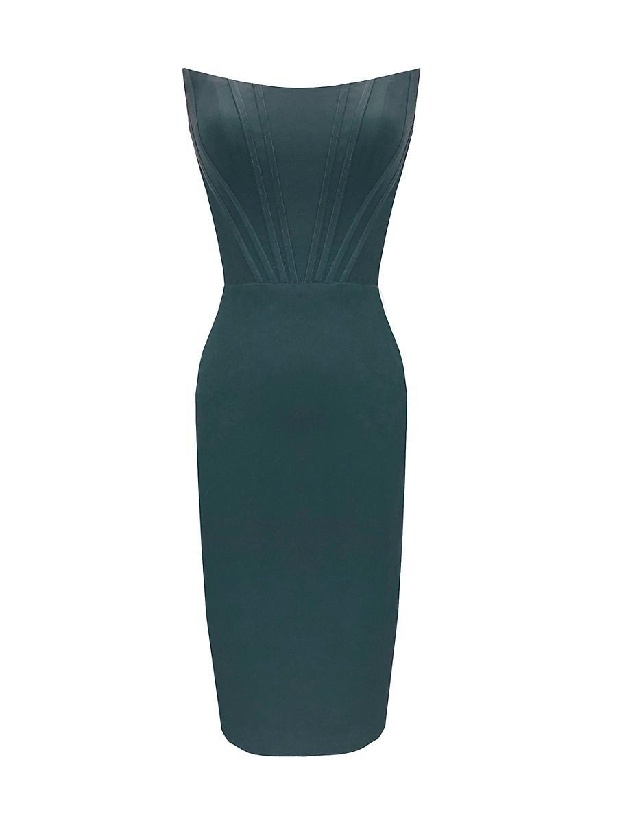 Dress the Population Cosette Corset Strapless Bodycon Dress Product Image
