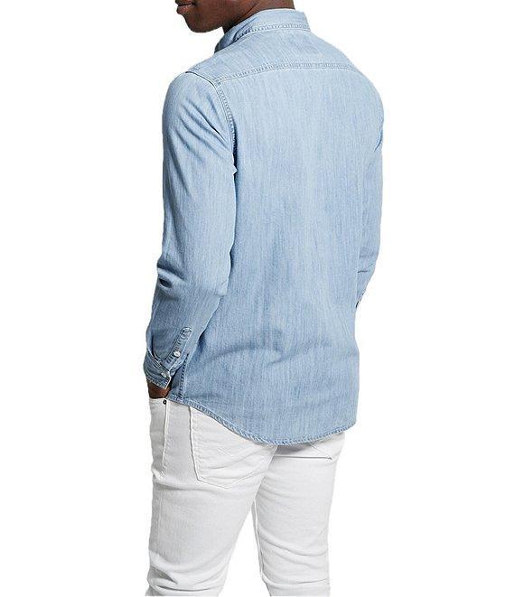 Guess Ronnie Long Sleeve Woven Shirt Product Image