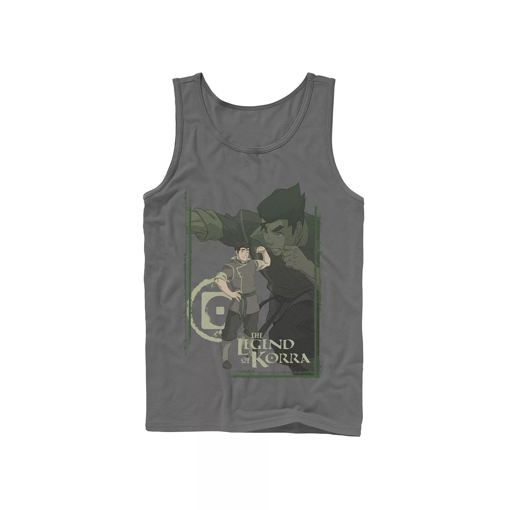 Mens Nickelodeon The Legend Of Korra Bolin Collage Poster Tank Top Product Image