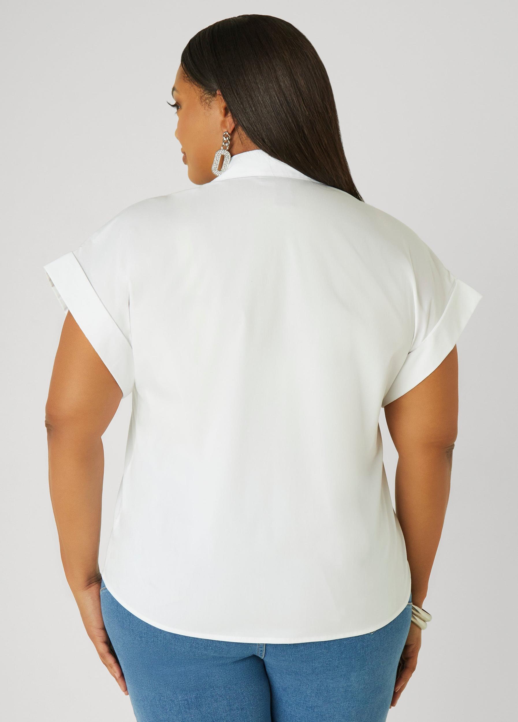 Floral Embellished Poplin Shirt Product Image